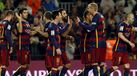 Messi conclui jogada mágica de Iniesta, Suárez e Neymar