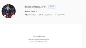 Maicon é insultado e coloca o Instagram privado