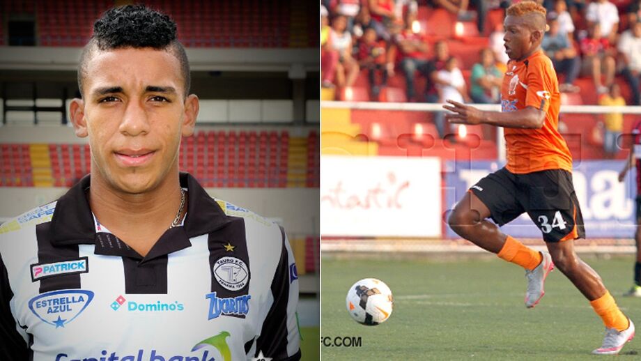 Adalberto Carrasquilla (à esquerda) e Ronaldo Córdoba (à direita) vão mostrar-se aos responsáveis das águias.