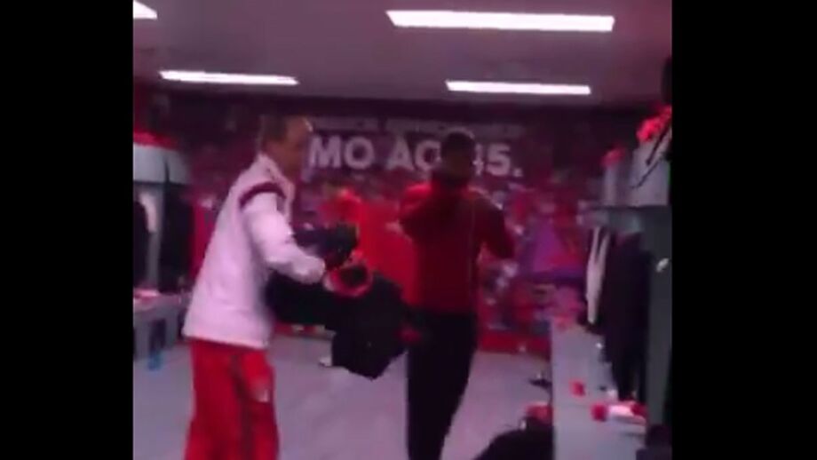 Os responsáveis do Benfica trabalharam para manter tudo em ordem.