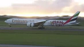 Avião do Benfica já está em Lisboa