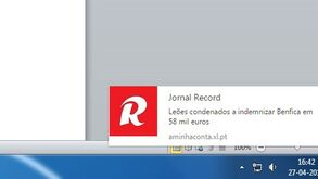 Subscreva as notificações de Record no Chrome