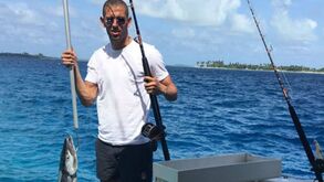 Slimani foi à pesca e não se saiu nada mal...