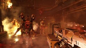 Doom: repleto de explosões, tiros, monstros, sangue e fogo