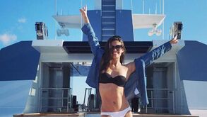 Sara Sampaio no Mónaco em dia de GP
