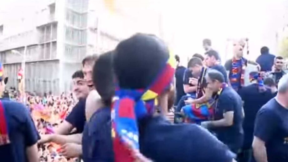 Real Madrid e Ronaldo ouviram das boas nos festejos do Barcelona