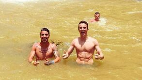 Fábio Cardoso e Diogo Jota juntos na República Dominicana