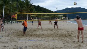 Obras do complexo de voleibol de praia suspensas