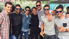 Bojan Krkic e Marc Márquez entre amigos em Barcelona