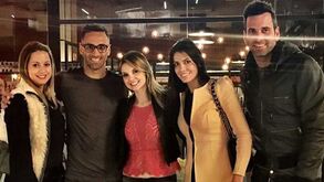 Jonas reencontrou Artur Moraes em São Paulo