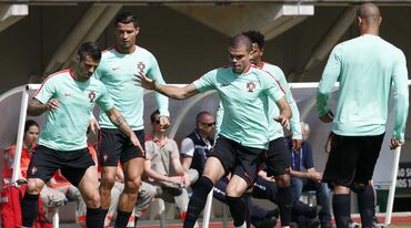 O último treino de Portugal antes de partir para Marselha