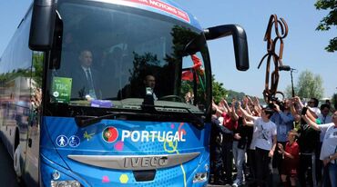 Seleção arranca rumo a Marselha