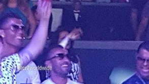 Ronaldo a 'curtir' concerto de Jennifer Lopez em Las Vegas