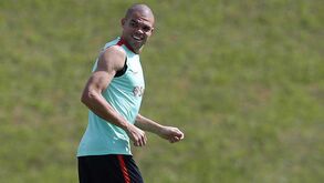Pepe trabalha em pleno