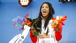 Patrícia Mamona é quinta do Mundo