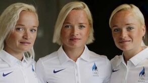 Trigémeas maratonistas estonianas vão fazer história