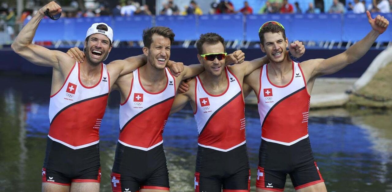 Lucas Tramer, Simon Schuerch, Simon Niepmann, Mario Gyr, Suíça, Remo, Jogos Olímpicos