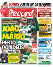 Sexta-feira, 12 de agosto de 2016