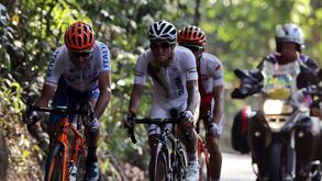 Vincenzo Nibali partiu uma clavícula