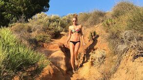 Helen Svedin e Luís Figo descansam no Algarve