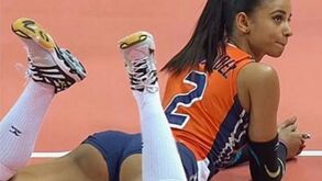 Quem não queria jogar voleibol com ela?