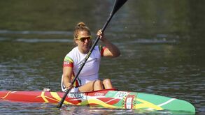 Teresa Portela em terceiro na final B de K1 500