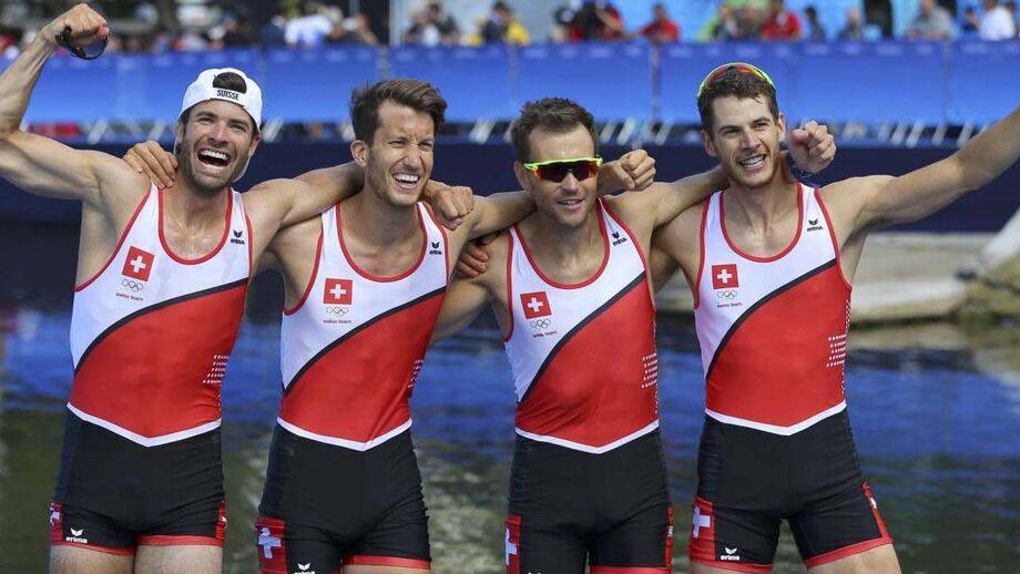 Lucas Tramer, Simon Schuerch, Simon Niepmann, Mario Gyr, Suíça, Remo, Jogos Olímpicos