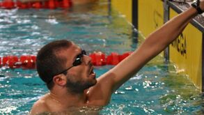 Nélson Lopes de fora da final dos 50 metros costas S4