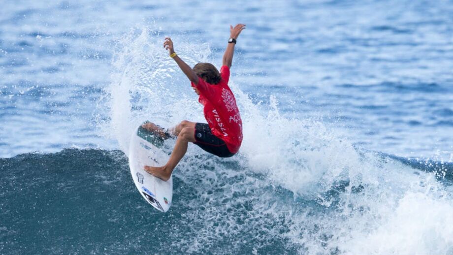 Guilherme Ribeiro em ação no mar dos Açores