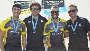 Anjos a 'voar' de Madrid para Lisboa em BTT