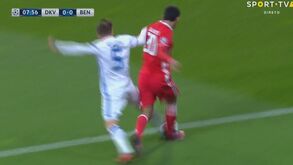 O penálti de Antunes sobre Gonçalo Guedes