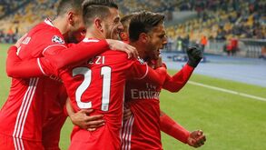 Assim comemorou o Benfica o golo de Salvio