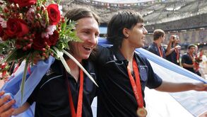 Certificado de medalha olímpica de Messi... está em leilão