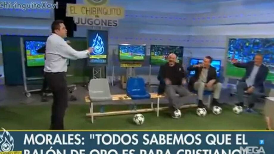 Um momento de 'birra' que mereceu risos por parte do restante painel...