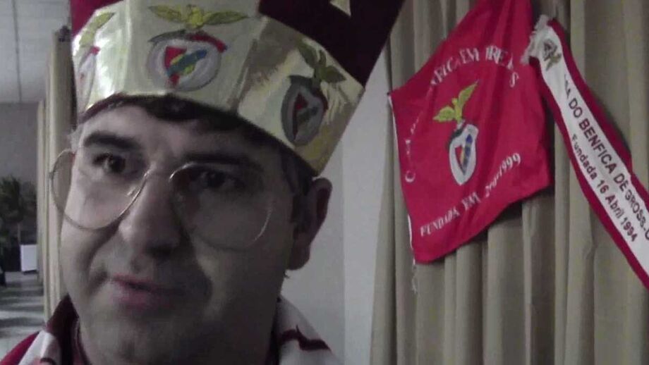 O Miguel da Trofa, mais conhecido por Bispo do Benfica, também apoia Luís Filipe Vieira