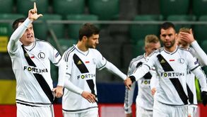 Polónia: Legia Varsóvia bate Cracóvia e mantém o 5.º lugar no campeonato