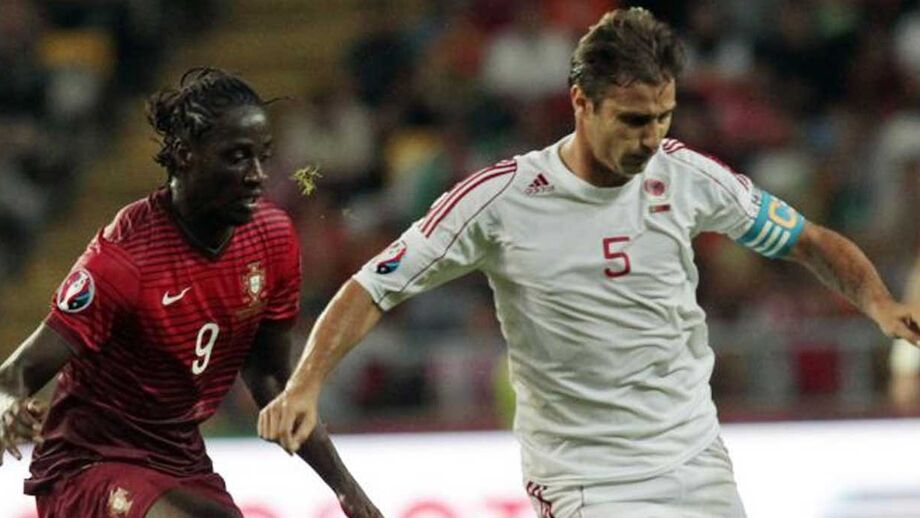 Portugal defrontou a Albânia em 2014, na qualificação para o Euro'2016