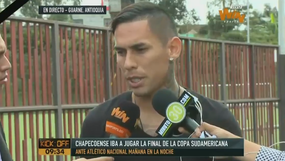 Colombianos iam defrontar a equipa brasileira na final da Taça Sul-Americana