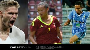 Estes são os três finalistas ao prémio de golo do ano!