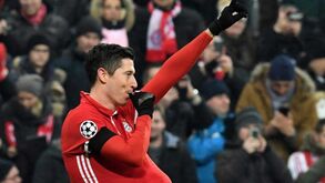 Golo de Lewandowski com dedicatória especial