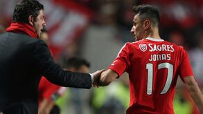 Rui Vitória e as probabilidades de Jonas ir a jogo