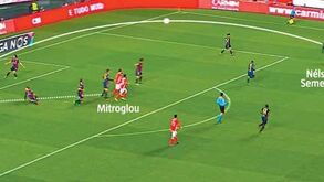 Semedo faz metade, Mitroglou resolve