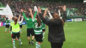 Futebol feminino: assim foi a festa do Sporting