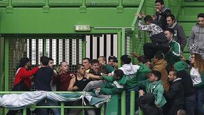 Futebol feminino: as imagens da confusão no Sporting-Sp. Braga