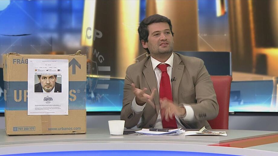 André Ventura é presença habitual na antena da CMTV como comentador do Benfica