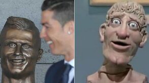 Busto de Ronaldo? Há quem pense que está parecido mas não é com ele