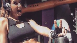 Tamara Gorro mostra dedicação ao exercício