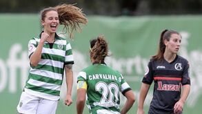 Golo de Tatiana Pinto frente ao Clube Albergaria eleito o melhor de fevereiro