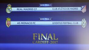 Dérbi madrileno nas 'meias' da Champions e Monaco mede forças com Juventus