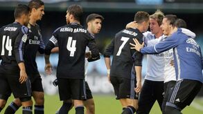 Cristiano Ronaldo marcou e Coentrão não conteve a alegria